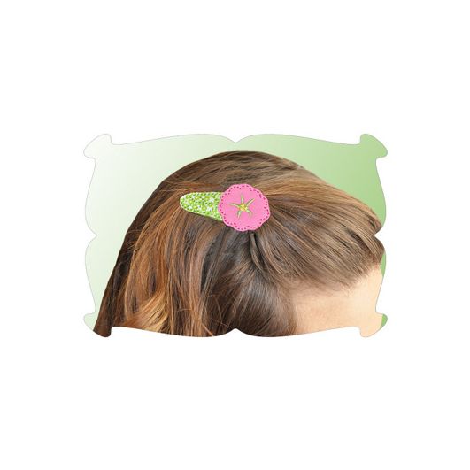 Tropical Flower Snap Clip Mini