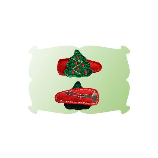 Christmas Tree Snap Clip Mini In The Hoop