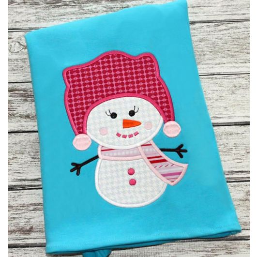 Snowgirl | Machine Embroidery Designs by JuJu