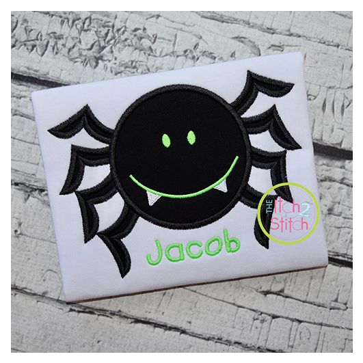 Spider Applique | Machine Embroidery Designs by JuJu