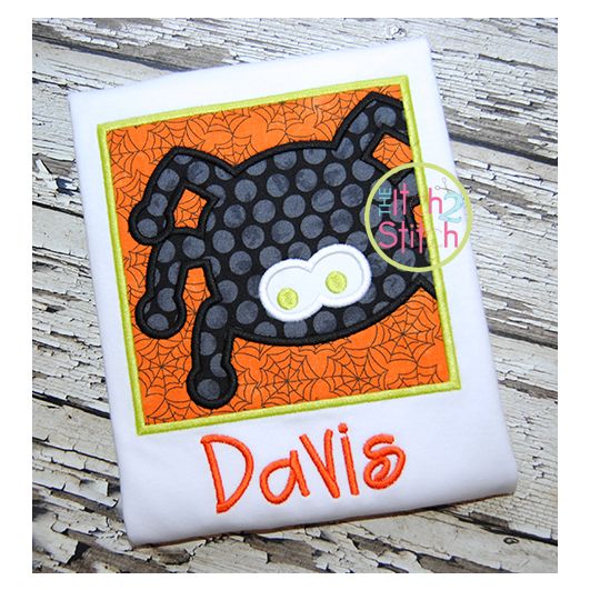Spider Box Applique | Machine Embroidery Designs by JuJu