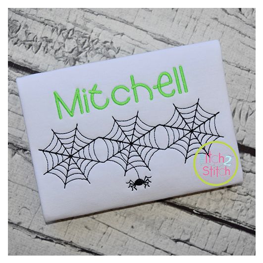 Spiderweb Trio Embroidery | Machine Embroidery Designs by JuJu