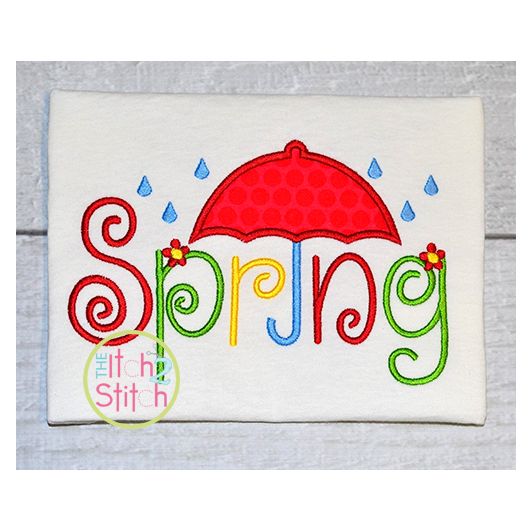 Spring Applique | Machine Embroidery Designs by JuJu