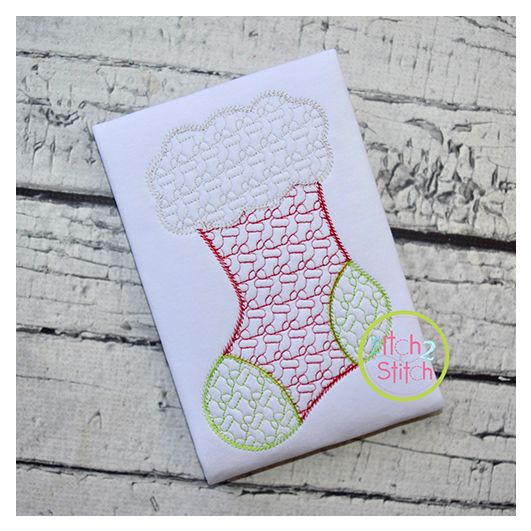 Stocking Motif Embroidery | Machine Embroidery Designs by JuJu