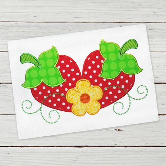 Strawberry Fields | Machine Embroidery Designs by JuJu