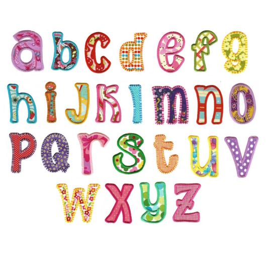 Sunshine Applique Alphabet | Machine Embroidery Designs by JuJu