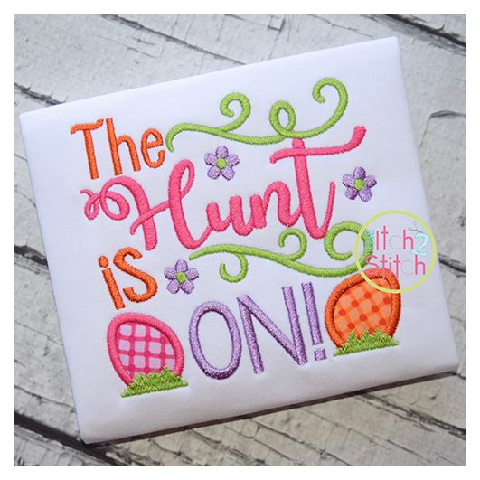 The Hunt Is On Applique | Machine Embroidery Designs by JuJu
