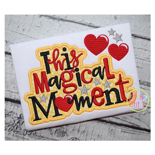 This Magical Moment Applique | Machine Embroidery Designs by JuJu