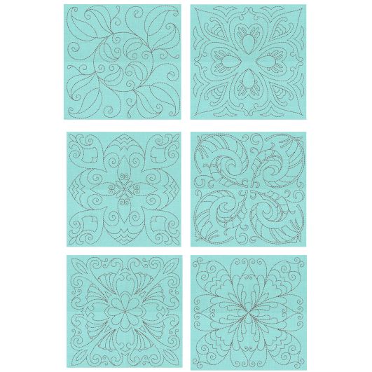 Traditional Quilt Blocks 2 Machine Embroidery Designs by JuJu