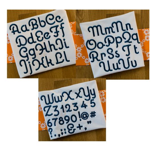 Polly Embroidery Font Machine Embroidery Designs by JuJu