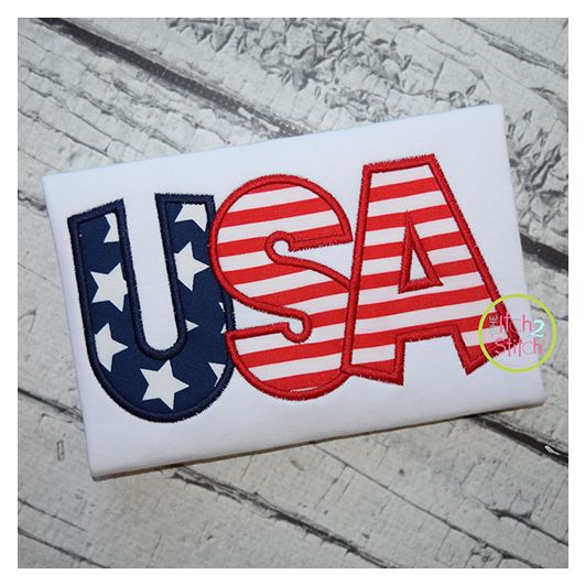 USA Applique | Machine Embroidery Designs by JuJu