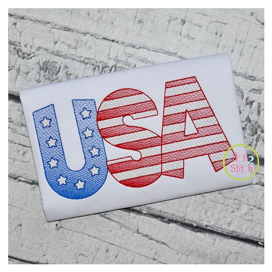 USA Sketch Embroidery | Machine Embroidery Designs by JuJu