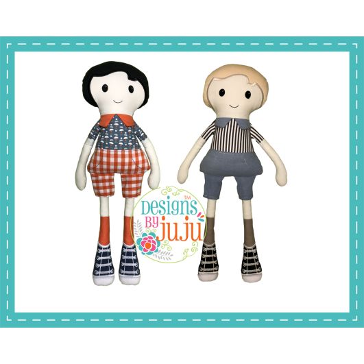Vince Doll | Machine Embroidery Designs by JuJu