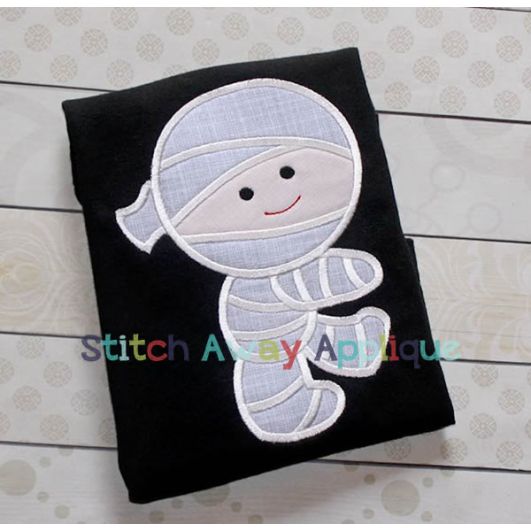 Walking Mummy | Machine Embroidery Designs by JuJu