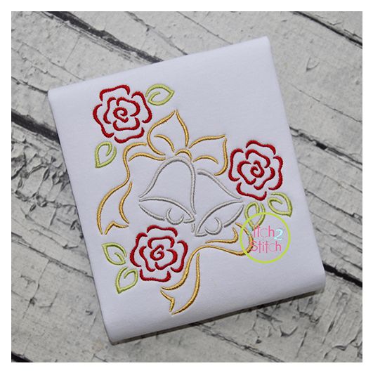 Wedding Bells Embroidery | Machine Embroidery Designs by JuJu