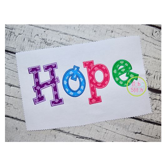 I2S Whimsey Applique Font | Machine Embroidery Designs by JuJu