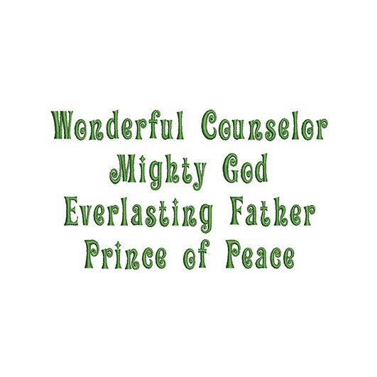 Wonderful Counselor
