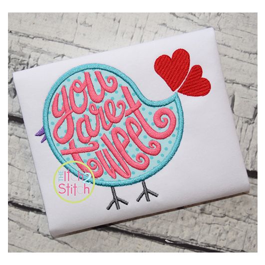 You Are Tweet Applique | Machine Embroidery Designs by JuJu