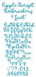Apple Script Embroidery Font Machine Embroidery Designs by JuJu