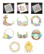 Easter Monogram Frames Machine Embroidery Designs By JuJu