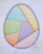 Fancy Patchwork Egg Sketch Embroidery | Machine Embroidery Designs by JuJu