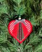 ITH Crazy Patch Ornament Heart | Machine Embroidery Designs by JuJu
