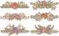 Elegant Floral Borders | Machine Embroidery Designs by JuJu