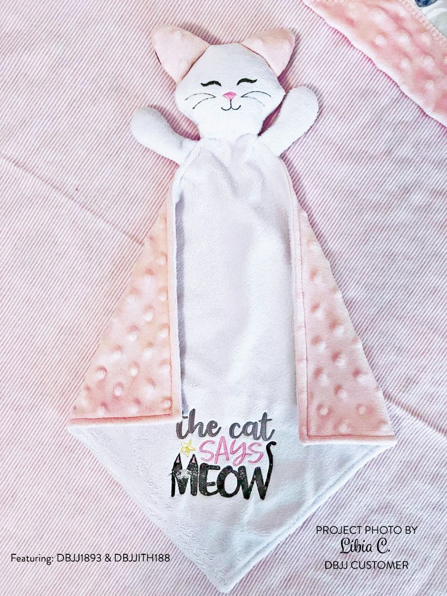 Cat best sale baby blanket