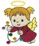 Christmas Angels Filled Machine Embroidery Designs | Designs by JuJu