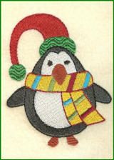 T-pose Penguin Embroidery File 4x4 Hoop Penguin Animal 