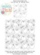 Apple And Apple Blossoms End-to-End Quilting Design | Machine Embroidery Designs by JuJu