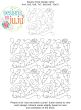 Bunnies And Carrots End-to-End Quilting Design | Machine Embroidery Designs by JuJu