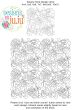 Dahlia End-to-End Quilting Design | Machine Embroidery Designs by JuJu