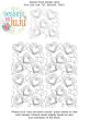 Echoing Hearts End-to-End Quilting Design | Machine Embroidery Designs by JuJu
