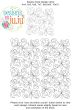 Echoing Posies End-to-End Quilting Design | Machine Embroidery Designs by JuJu