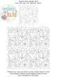 Flower Power Paisley 2 End-to-End Quilting Design | Machine Embroidery Designs by JuJu