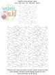 Mustaches End-to-End Quilting Embroidery Design | Machine Embroidery Designs by JuJu