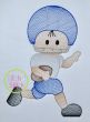 Football Boy Running Sketch Embroidery | Machine Embroidery Designs by JuJu