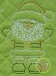 Little Swirly Beard Santa Bean Stitch Embroidery | Machine Embroidery Designs by JuJu