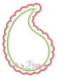Paisley Double Applique | Machine Embroidery Designs by JuJu