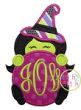 Witch Peeker Applique | Machine Embroidery Designs by JuJu