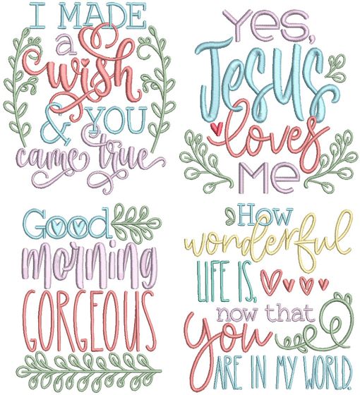 Baby Blessings 11 | Machine Embroidery Designs by JuJu