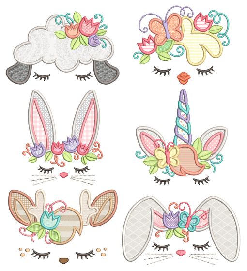Easter Toppers Machine Embroidery Designs By JuJu