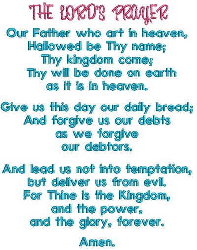 Lords Prayer 5x7_6x10