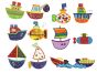 Row Row Your Boat Applique Machine Embroidery Designs by JuJu 