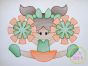 Cheerleader Splits Sketch Embroidery | Machine Embroidery Designs by JuJu