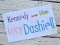 Dashiell Embroidery Font | Machine Embroidery Designs by JuJu