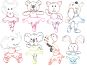 Ballerina Animals Vintage Stitch Machine Embroidery Designs by JuJu
