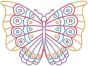 Beautiful Butterflies Machine Embroidery Designs by JuJu