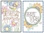 Celebration Greeting Cards Set 2 | Machine Embroidery Designs by JuJu